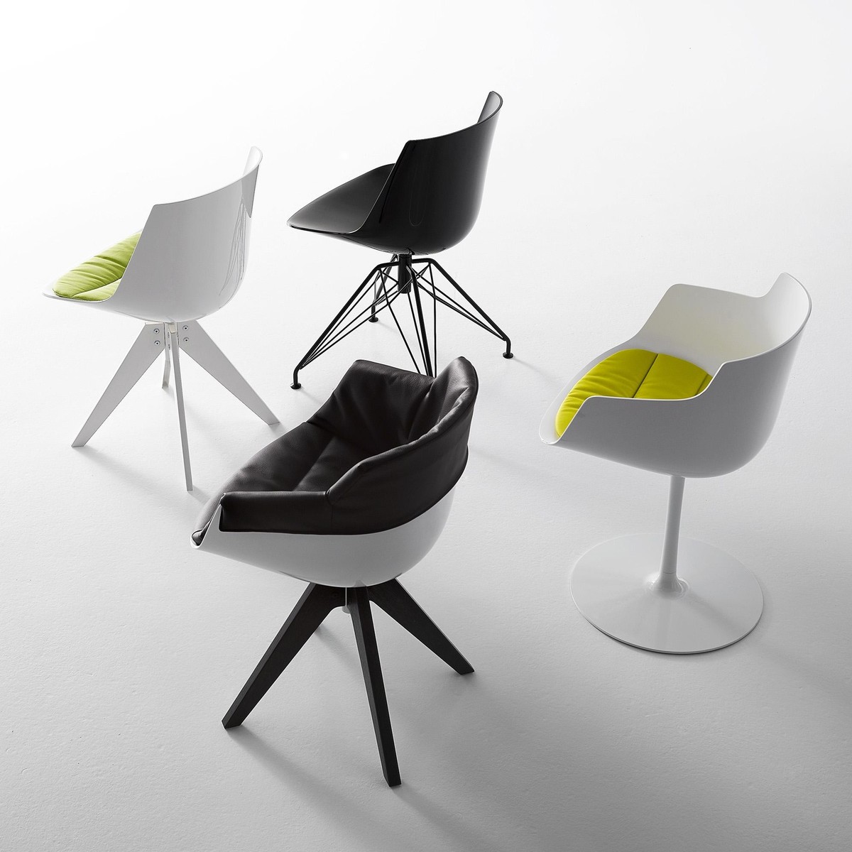 创意家具 - 坐具|餐椅|办公家具|球友会手机网页版登录入口家具|FLOW SLIM COLOR  洽谈椅/餐椅