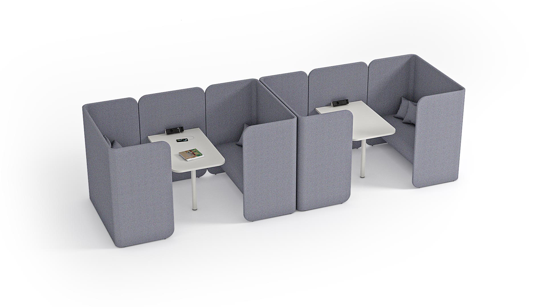 [办公屏风|屏风工作站|办公家具|球友会手机网页版登录入口家具|Hug Modular Pods 工作卡位]
