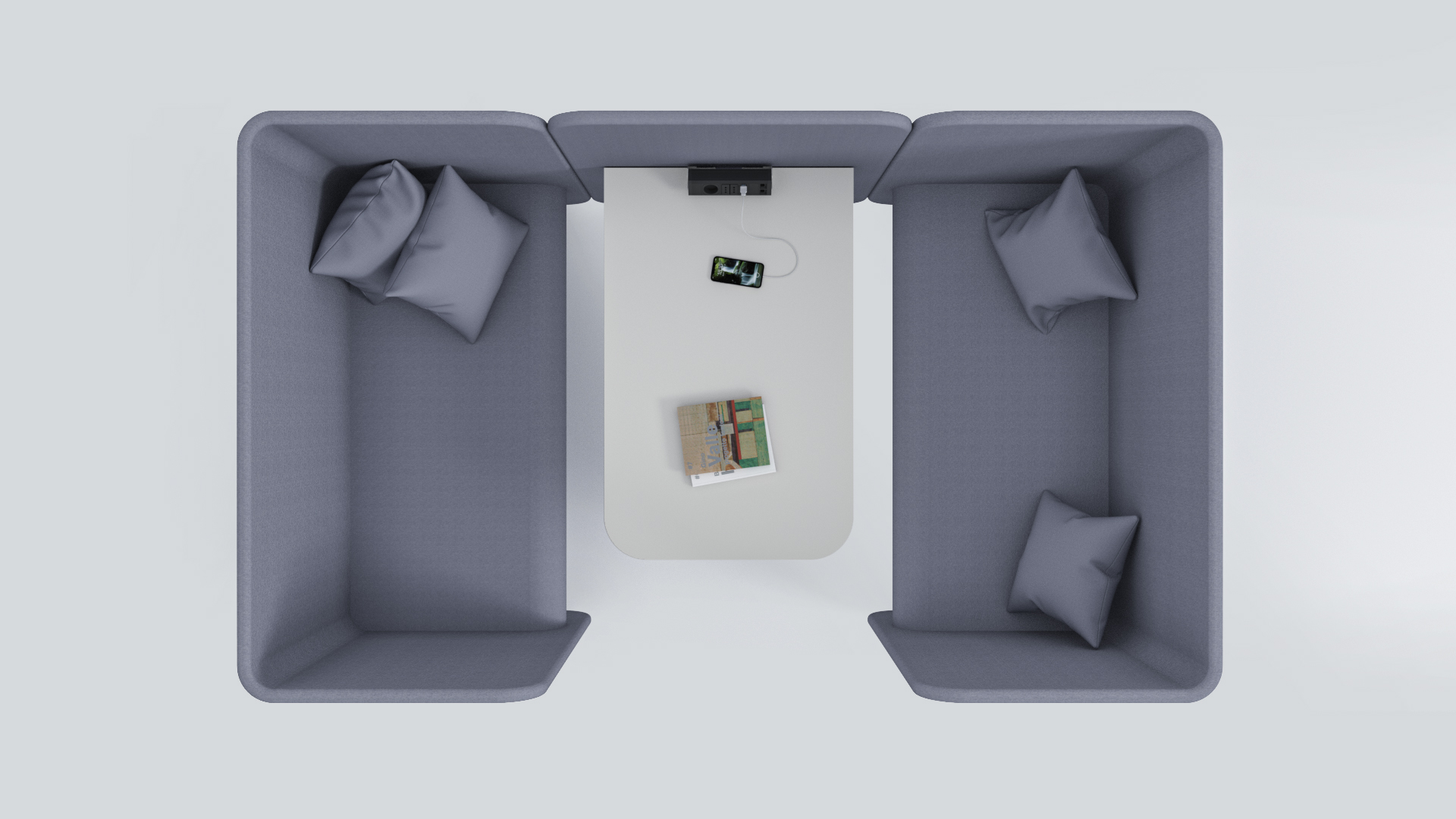 办公屏风|屏风工作站|办公家具|球友会手机网页版登录入口家具|Hug Modular Pods 工作卡位