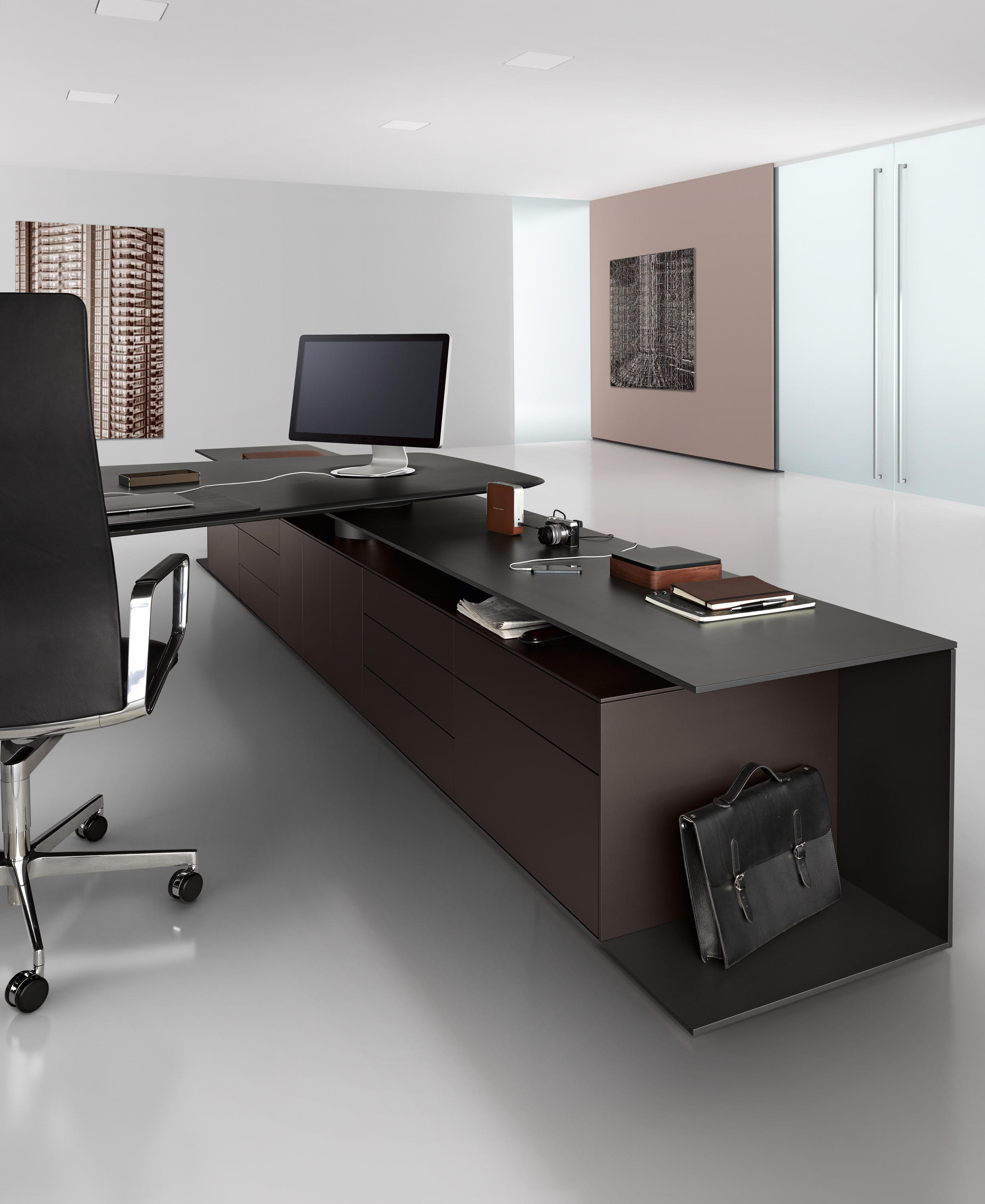 办公台|时尚大班台|办公家具|球友会手机网页版登录入口家具|KEYPIECE COMMUNICATION DESK.大班台