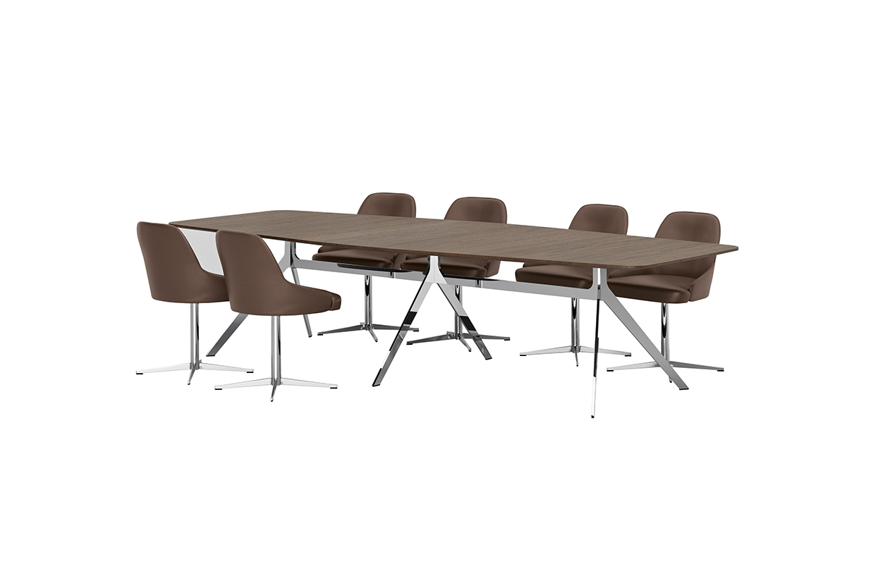 [会议台|实木会议台|办公家具|球友会手机网页版登录入口家具|Star会议洽谈台系列]